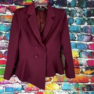 Lisueyne Peplum Style Blazer Jacket Medium
